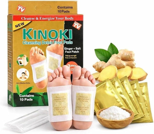 Ayurvedic Detox Foot Pads Buy 1 Get 1 Free 100% Herbal & Gentle Ingredient ( Pack of 20 ) - GADGETA2Z
