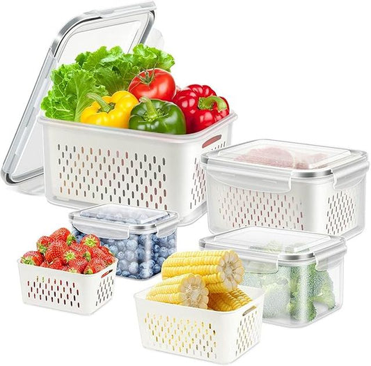 Fridge storage containers Pack of 2 - GADGETA2Z