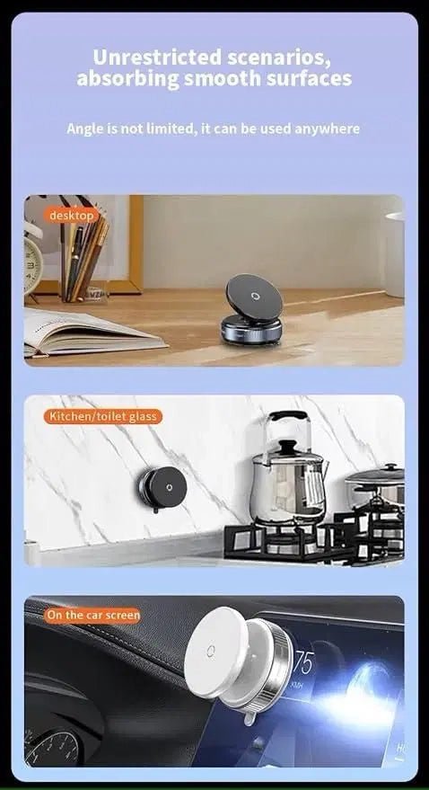 Magnetic Suction Phone Holder - GADGETA2Z