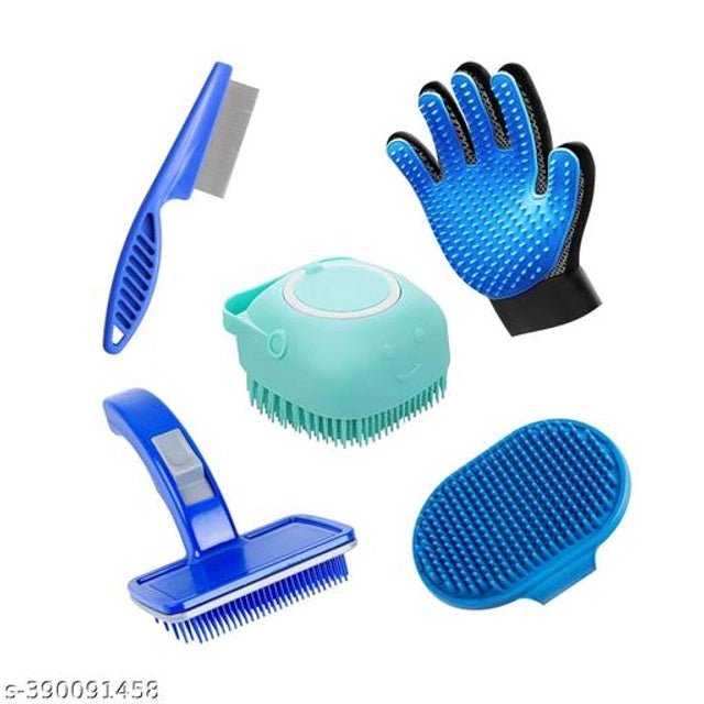 Pet Grooming Set (Multicolor, Set of 5) - GADGETA2Z