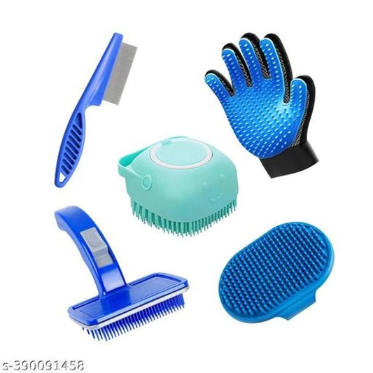 Pet Grooming Set (Multicolor, Set of 5) - GADGETA2Z