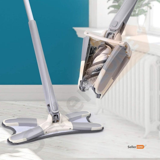 X MOP x-tmicrofiber mop Wet & Dry Mop (Grey) - GADGETA2Z